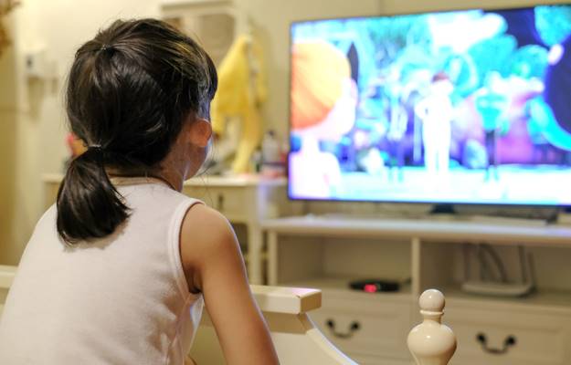 kid watching tv in close range what causes myopia | What Is Myopia In Children & How To Control It body ss | 
