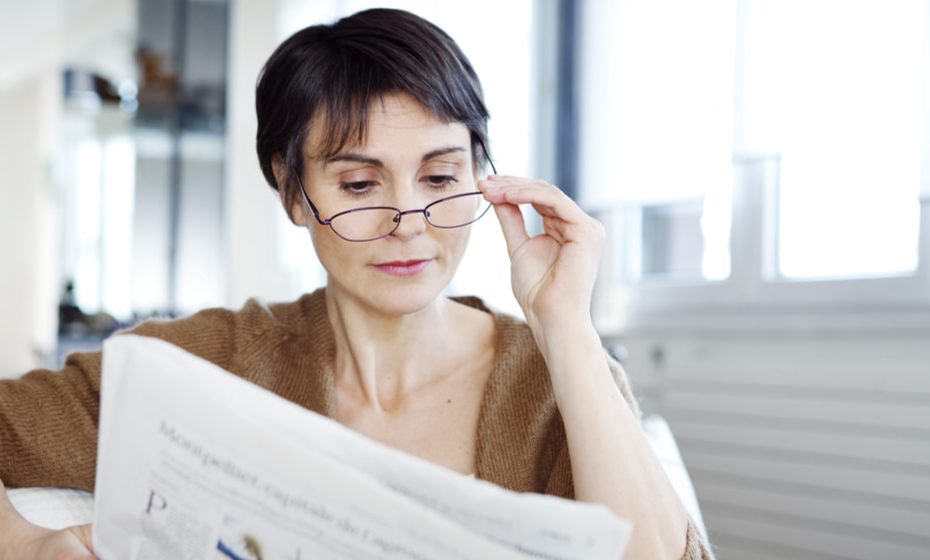 woman reading What Is Presbyopia