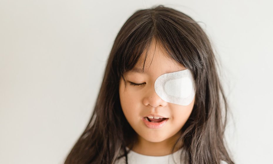 Lazy-Eye-amblyopia-in-children.Eye-care.Little-asian-girl-covered-up-with-a-special-patch-online-learning-at-home---What-is-Amblyopia-(Lazy-Eye)-and-How-to-Prevent-It---ss-feat